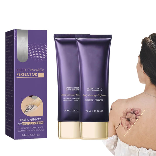 Beauty Body Coverage Perfector, Tattoo Concealer & Repair Cream, Natural Radiance Shade, Leg And Body Makeup for Tattoo Cover Up and More for Dark Spots, Long Lasting (Color : 2pcs)