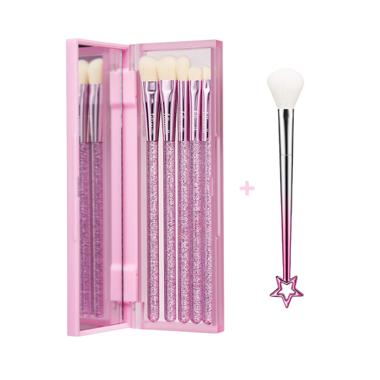 [fillimilli x Secret Jouju] Eye Makeup Brush 5pc Set + Blush Brush