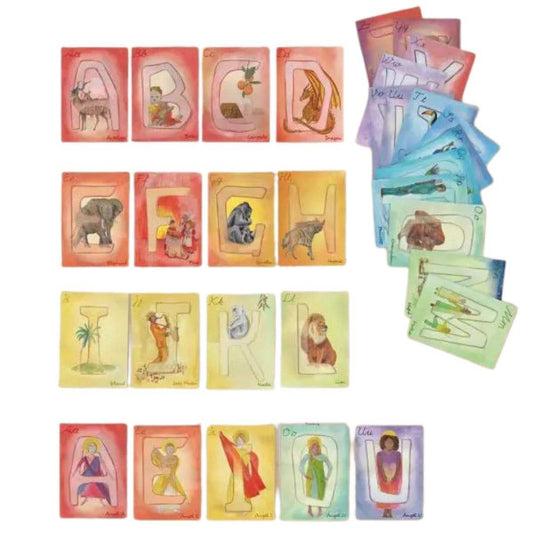 Waldorf Alphabet Letter Cards