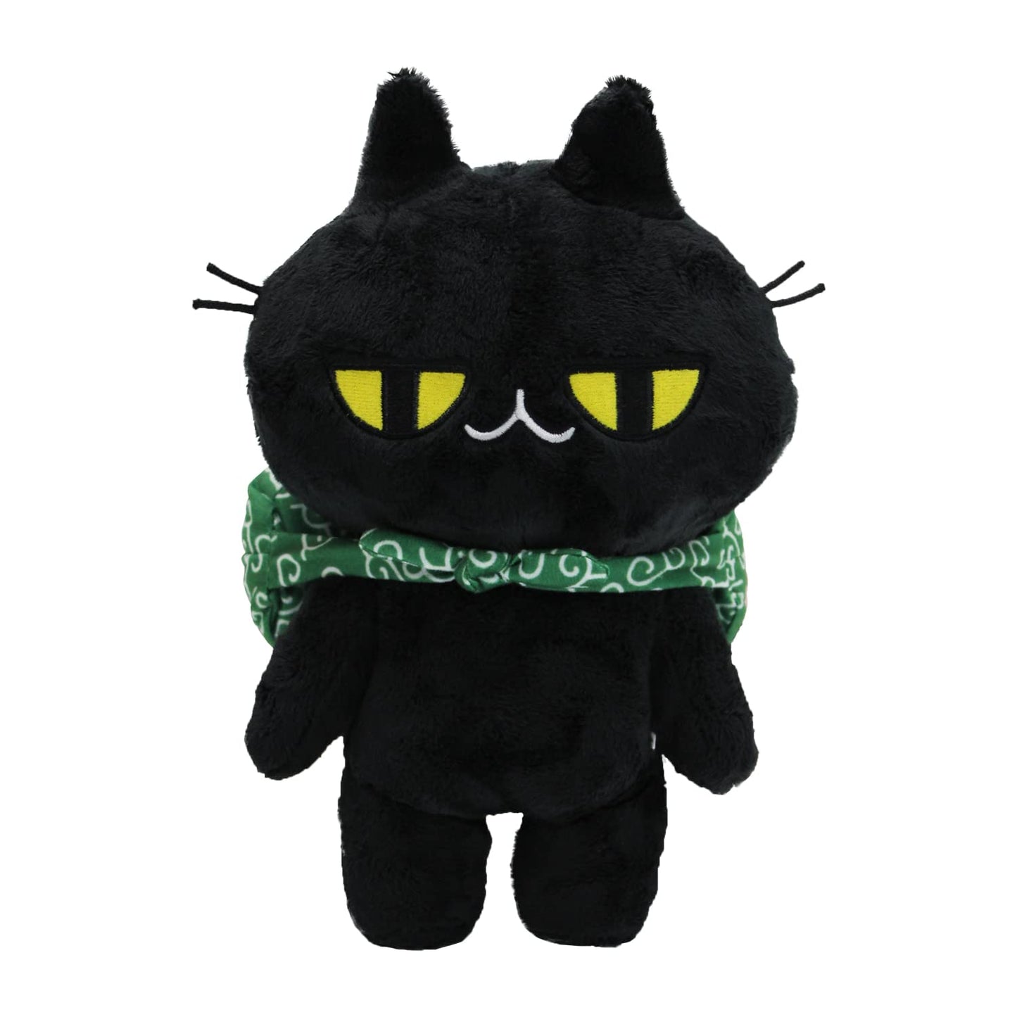 Allone Kuroneko's Jitome-Chan Standing Black Cat Plush Japanese Stuffed Toy Doll