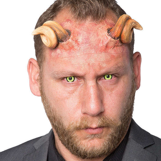 Woochie FX Foam Latex Curled Devil Horns Prosthetic