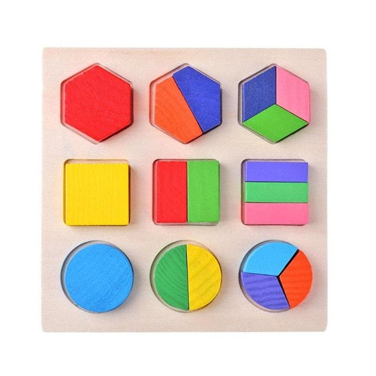 Wooden Geometric Shapes Toys